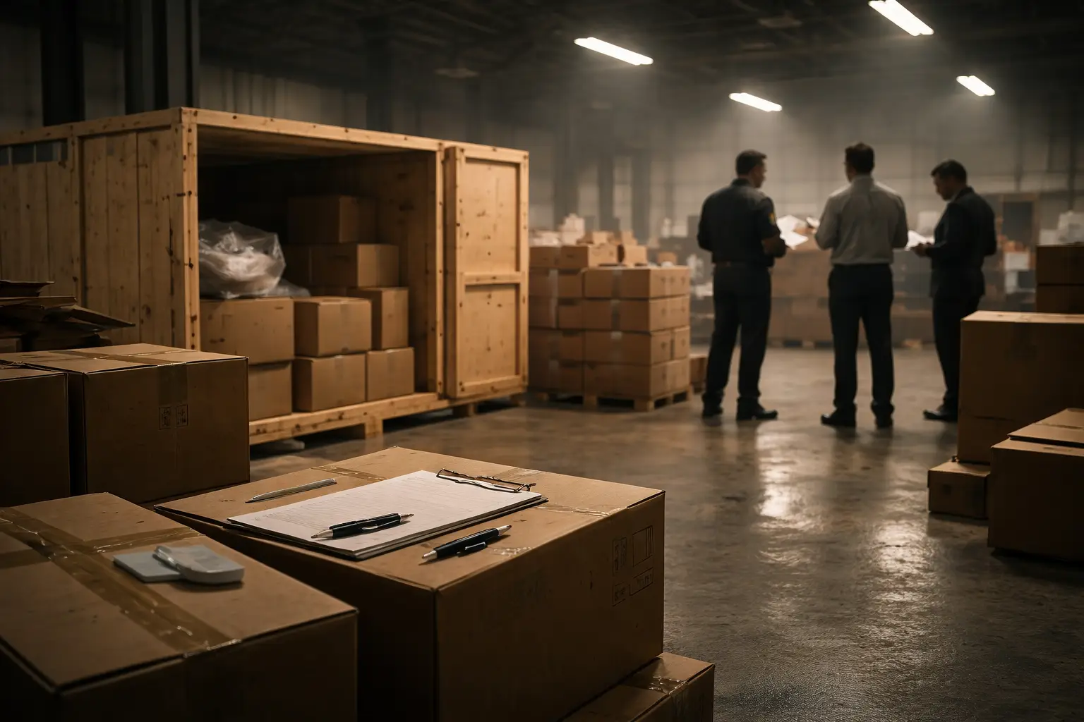 Thai Customs shipment inspection — household goods inventory, valuation checks, and restricted items