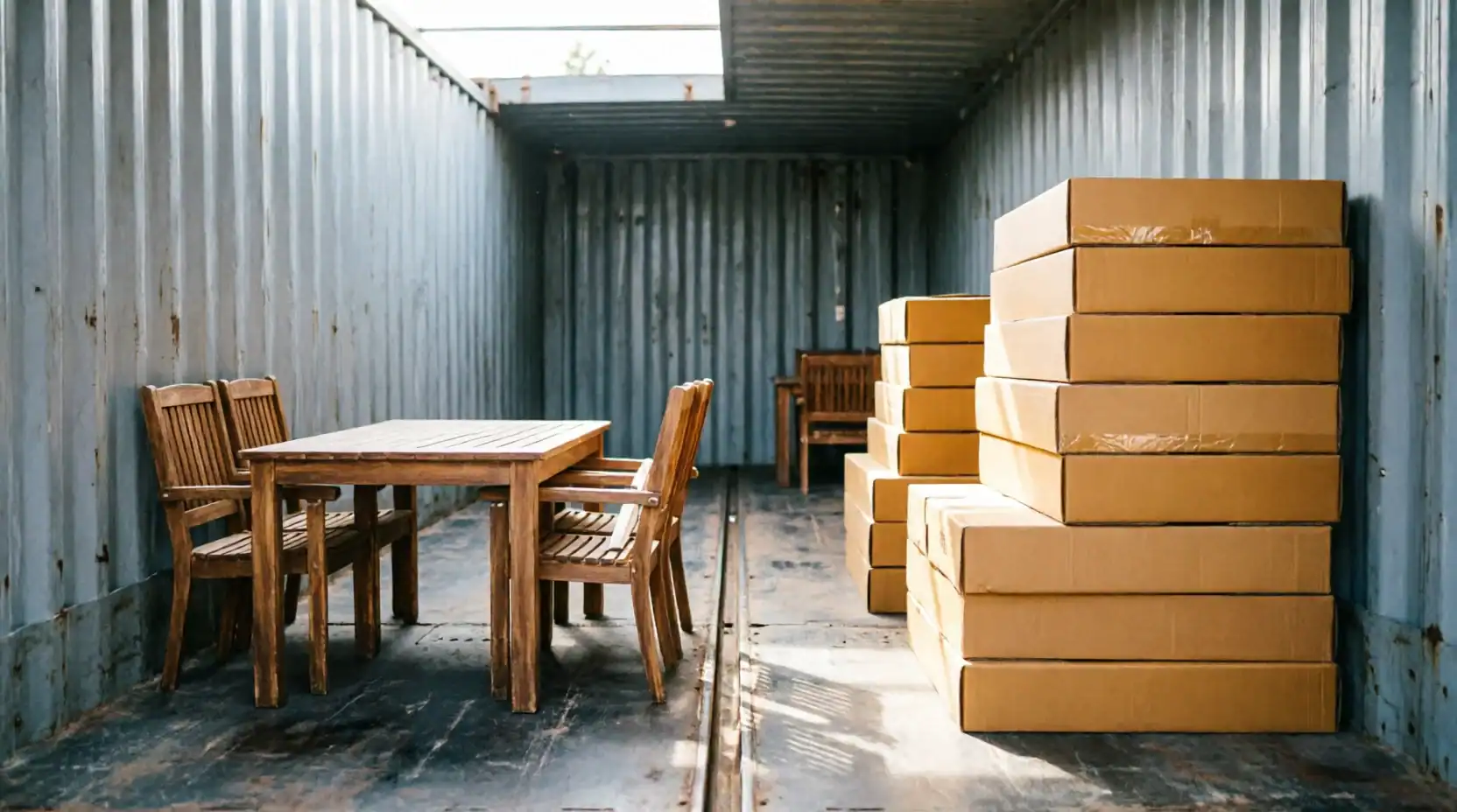 Flat-pack versus assembled container cube comparison for garden and outdoor products