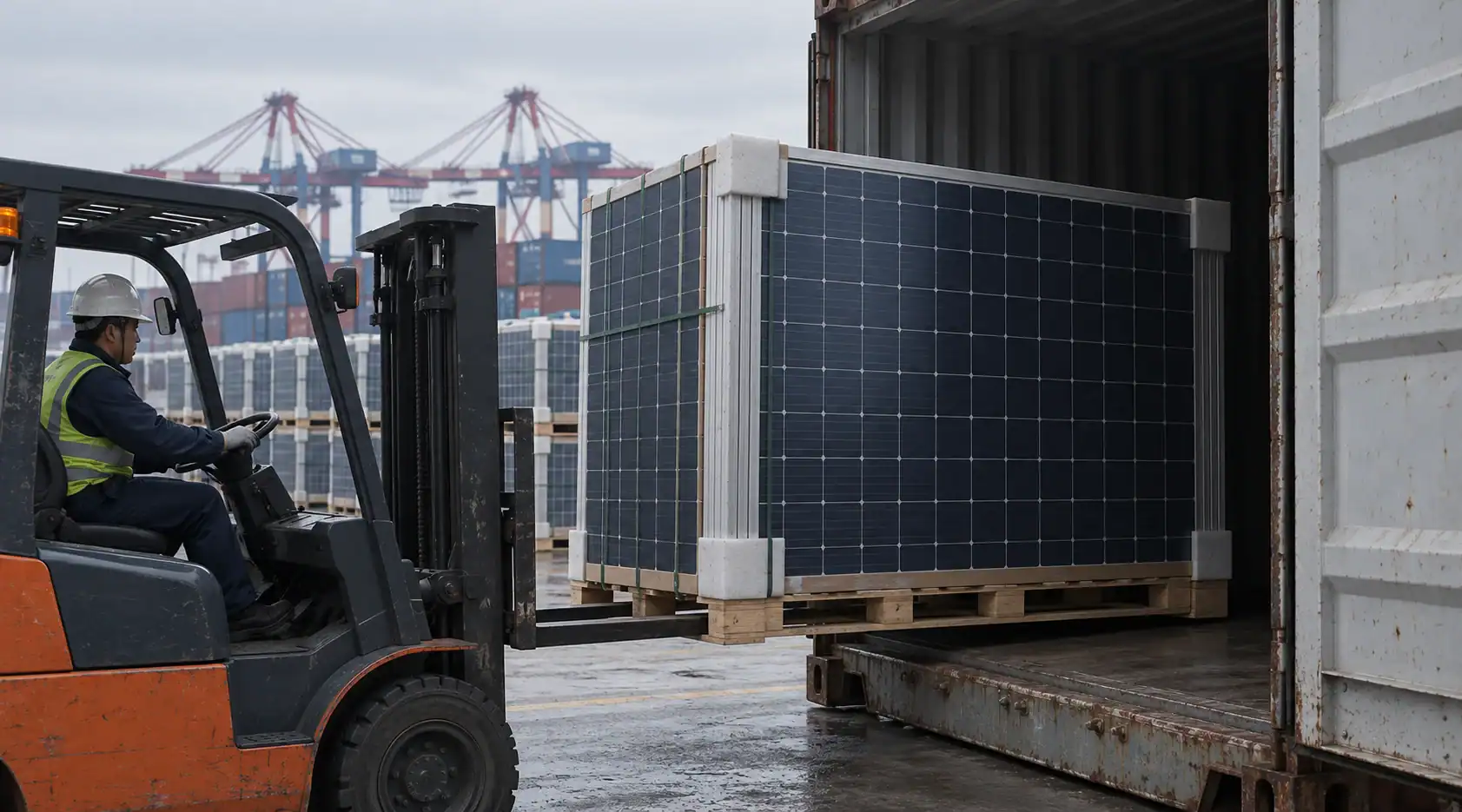 Shipping Solar Equipment: Handling, Container Choice, and Insurance