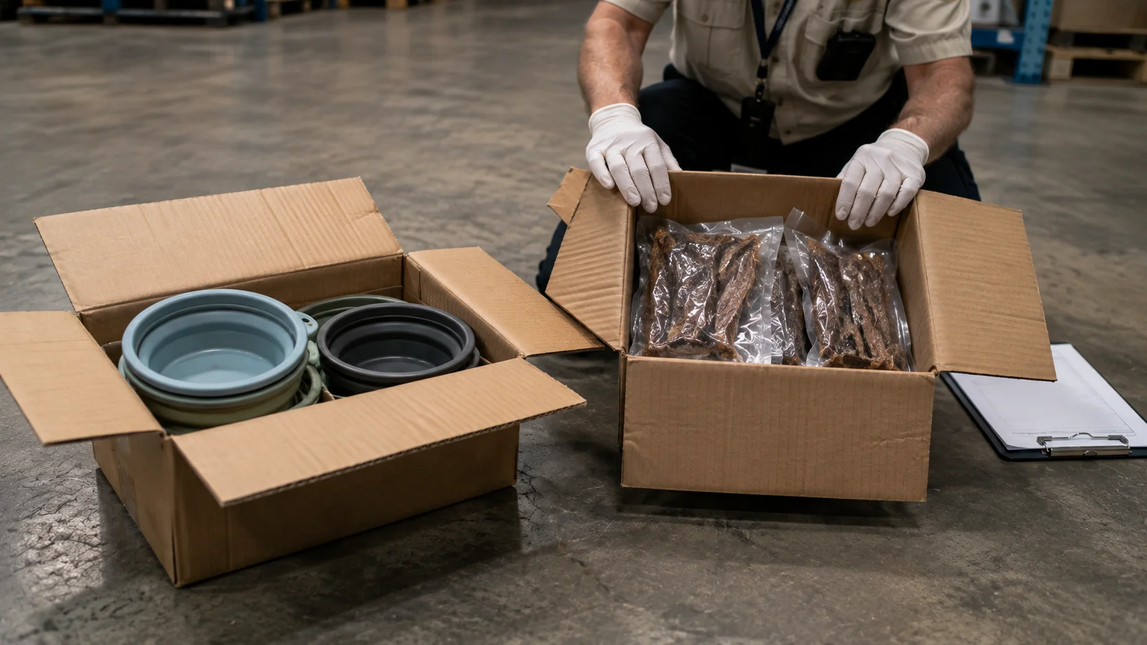 Biosecurity inspection of pet product imports into Australia