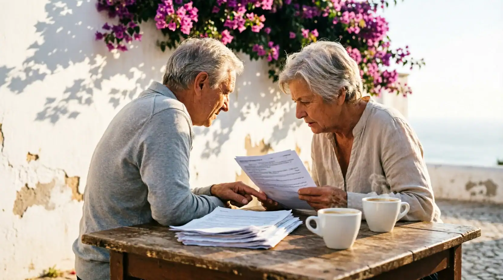 Couple retraite installe en Algarve, Portugal