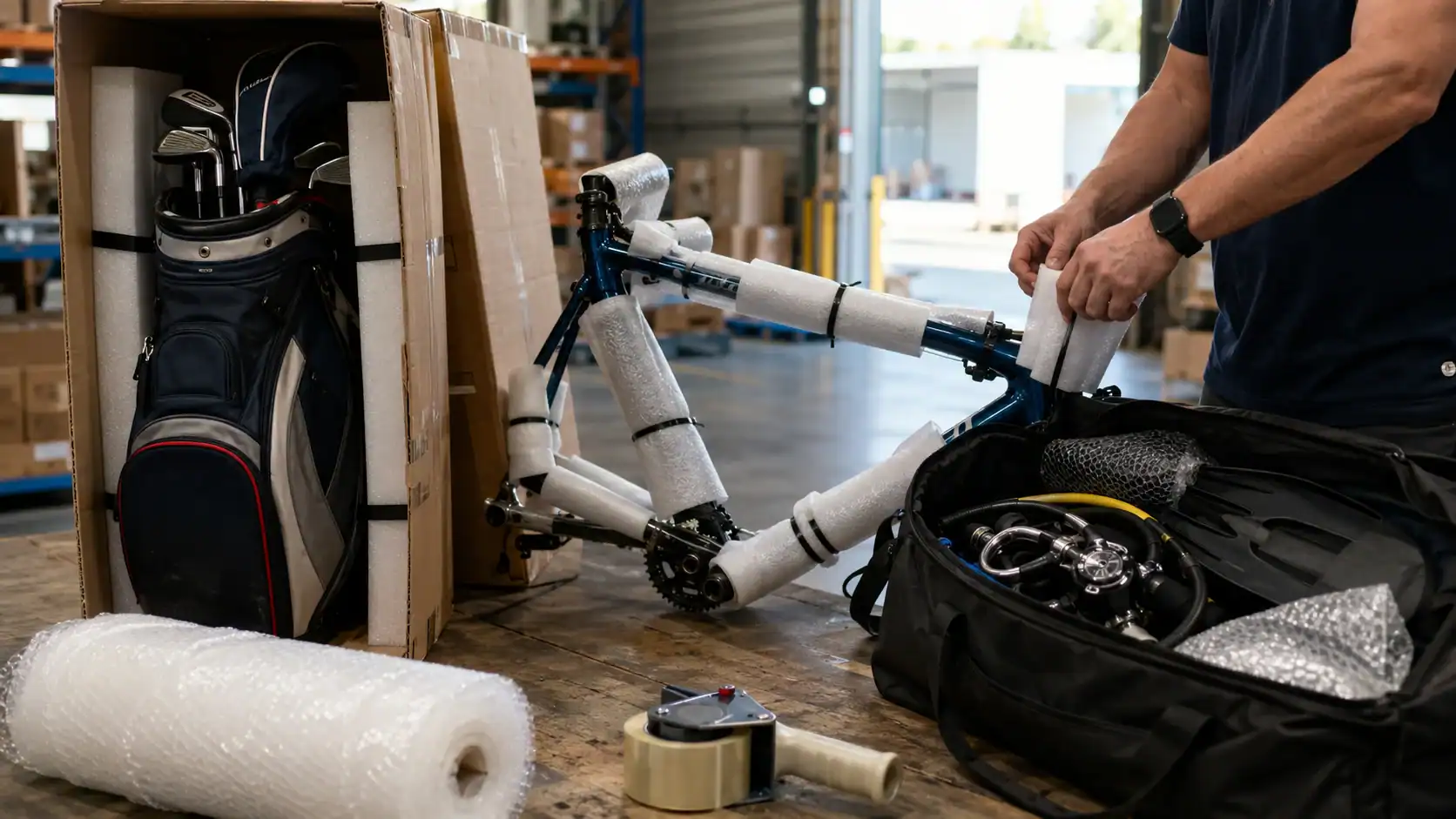 Shipping Sports Equipment to Thailand: Golf, Diving, Bikes and More
